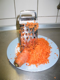 versgeraspte wortel